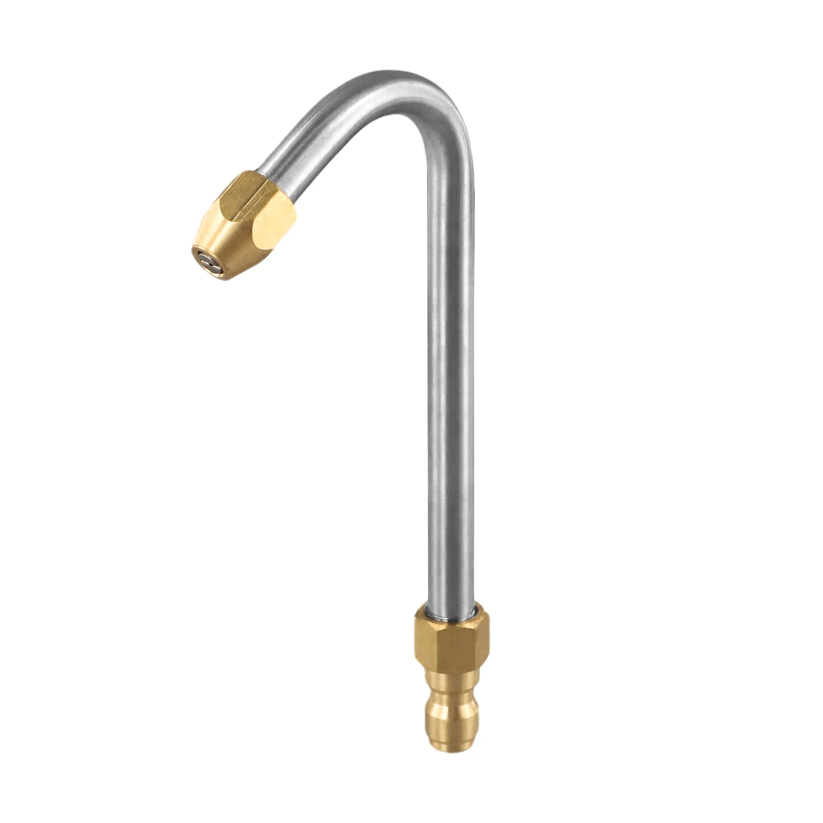 Pressure Car Washer Angled Lance Extension Spray Wand Nozzle Improve Work Efficiency with UShape Design 17cm Length