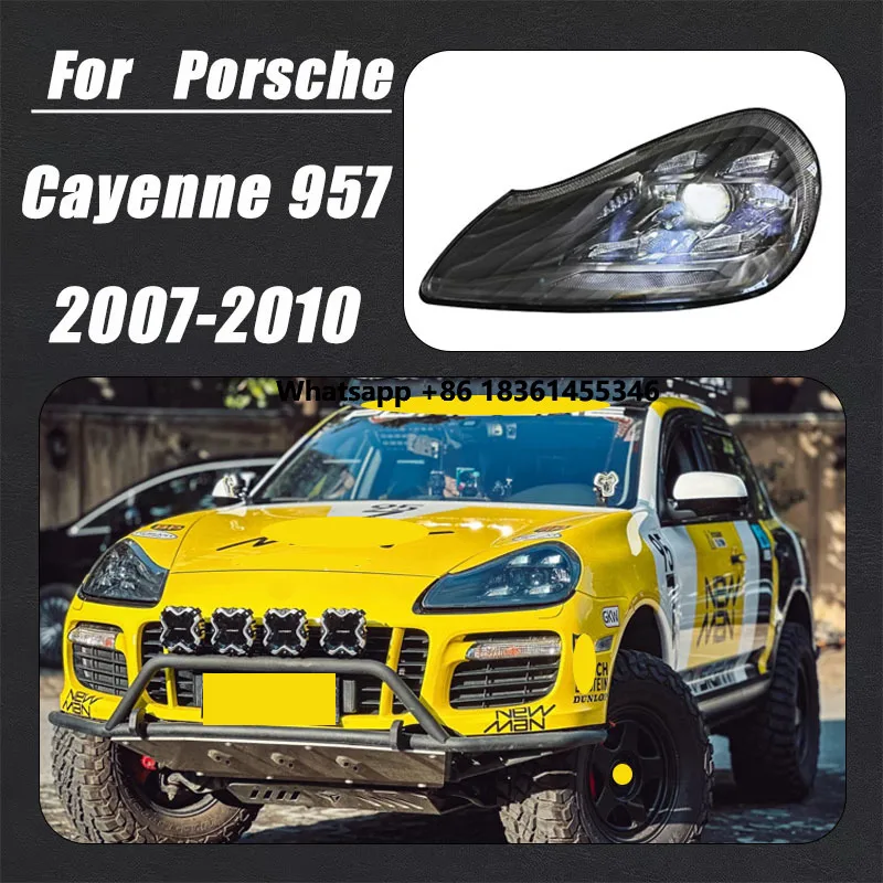 

For LED Headlight 2007-2010 957 Head Lamp Drl Projector Lens Automotive Accessories