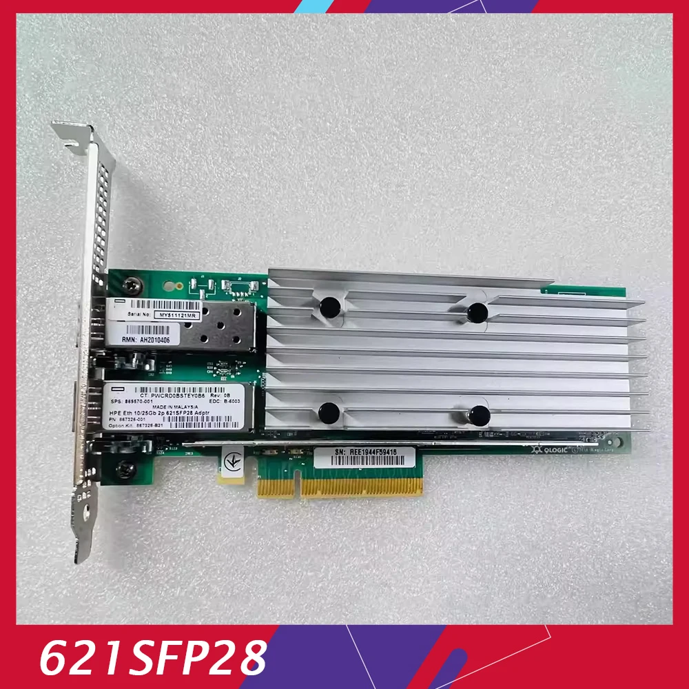 For HPE 10 Gigabit Network Card 869570-001 867326-001 867328-B21 621SFP28