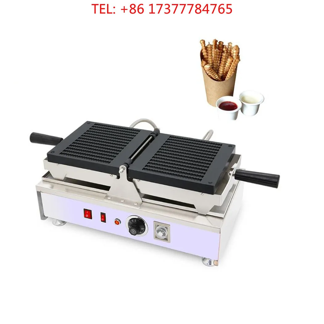 French Fries Waffle Pommes Maker Eric Waffle Stick Maker Machine Baker Iron Stainless Steel Waffle Fries