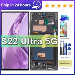 TFT Quality For Samsung S22 Ultra 5G LCD Display Touch Screen with Frame, For Samsung S22 Ultra S908 S908B S908U Display