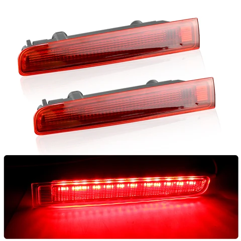 2 шт. для VW T5 T6 Eurovan/Multivan/Caravelle/Transporter Barn Door LED High Level 3-й задний стоп-сигнал Стоп-сигнал Красный задний фонарь