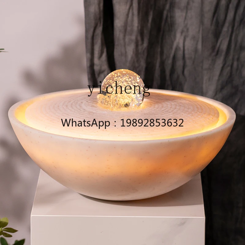 EE  cornucopia feng shui ball feng shui wheel generates wealth flowing water ornament circulating water