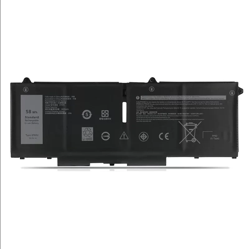 Laptop Battery 07KRV O7KRV H4PVC For Latitude 14 7430 D1GX0 3W64P VTCWY 4FVJG 15 7530 series 112CM 9K5Y9 8C8J1 15.2V/58WH3816mAh