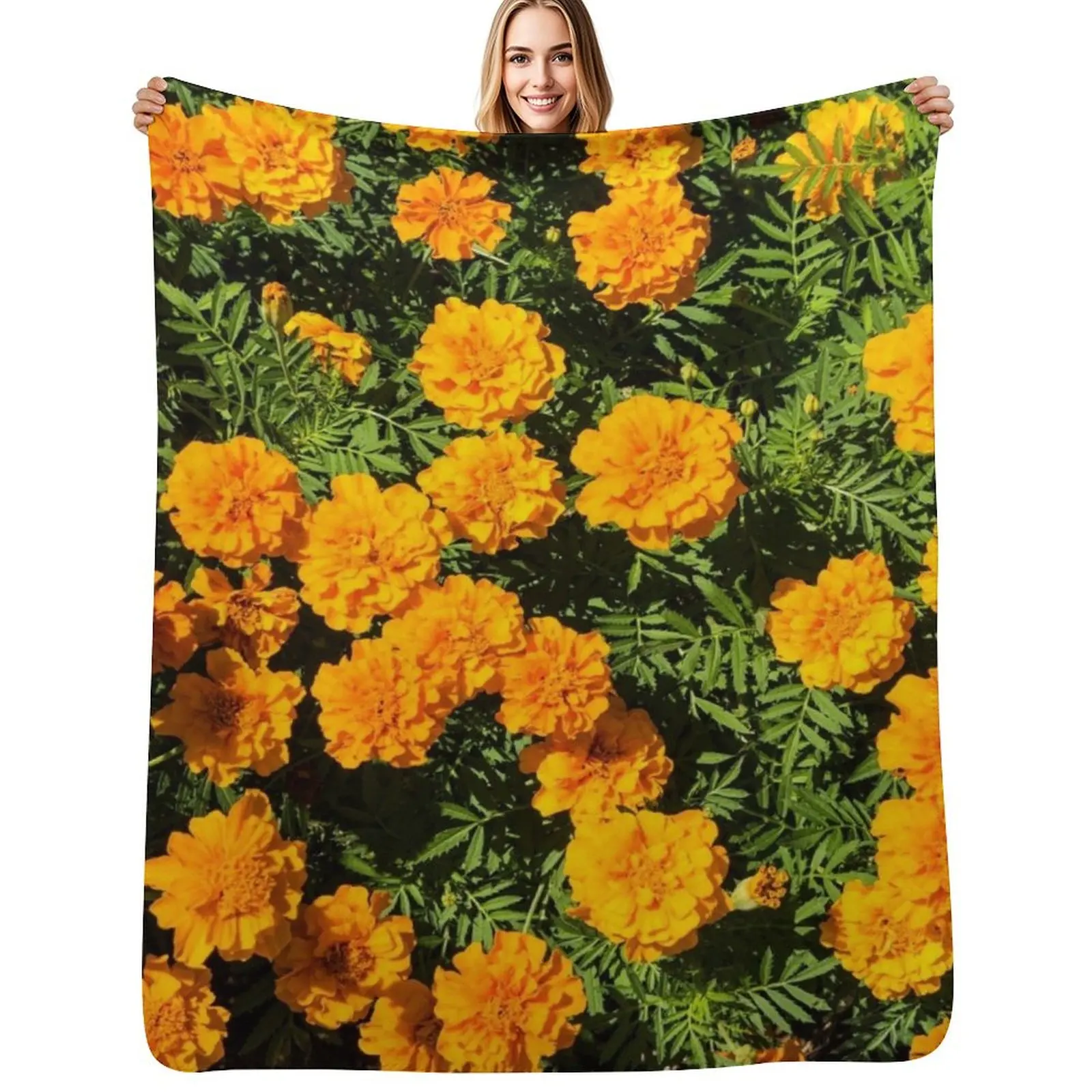 

Marigold Throw Blanket Cozy Throw Blanket Birthday Gift for Him Her
