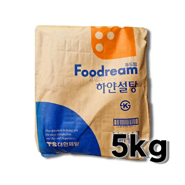 5kg of food dream white sugar