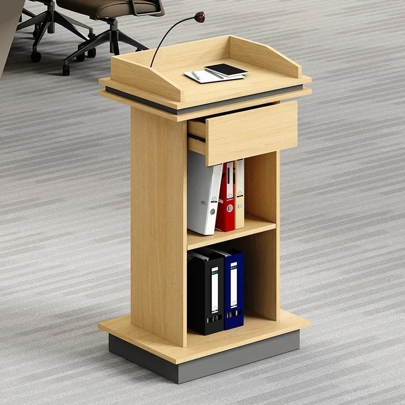 Welcome podium Chair's podium Classroom podium Reception room