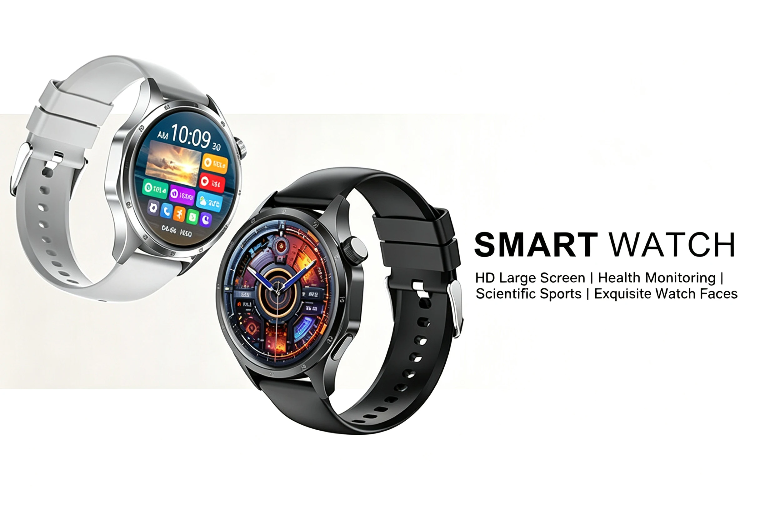 2026 new GT4 Pro smartwatch 1.52 inch 24-hour health monitoring, multiple exercise modes, voice call smartwatch
