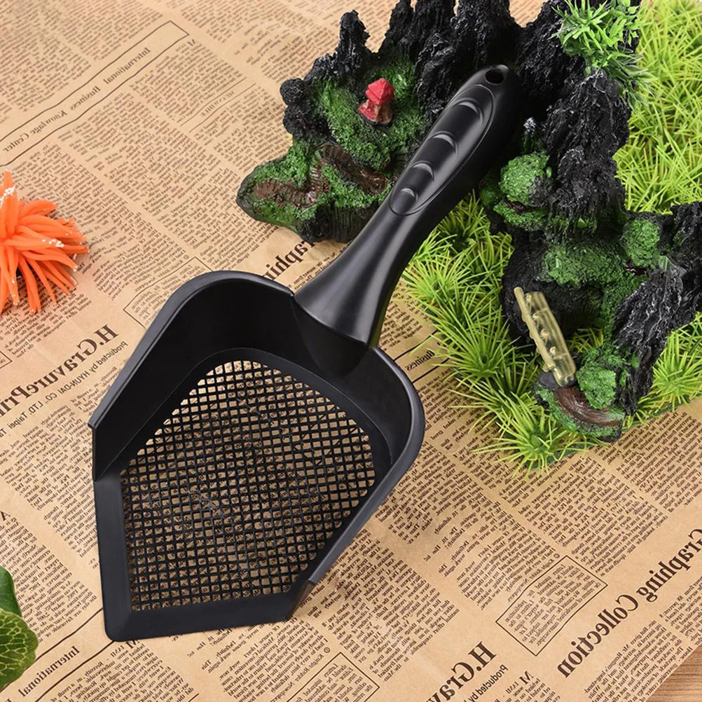 

Cat Litter Scoop Durable PVC Plastic Pet Poop Shovel Easy Grip Comfortable Handle Sanitary Cleaning Lozenge Design