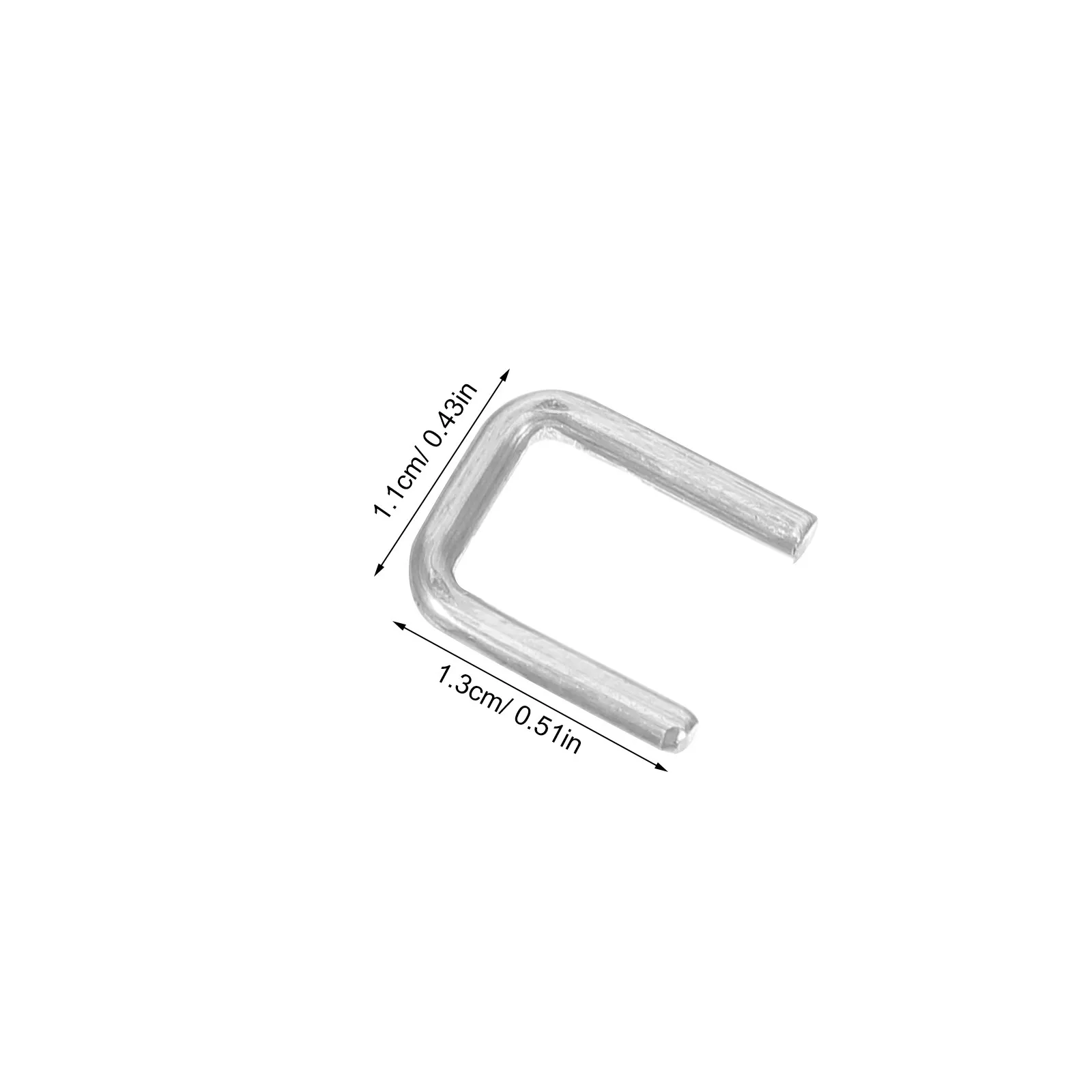 4000Pcs Aluminum U Shaped Claspers for Sausage Clipper Machine Food Seal Clips Meat Processing Bag Sealing U-Shaped Clippers