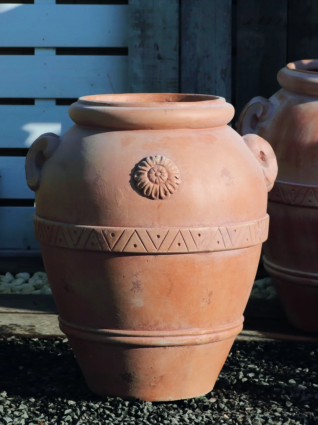 

Magnesium oxide imitation pottery pot pottery pot breathable pot outdoor garden garden decoration ornament