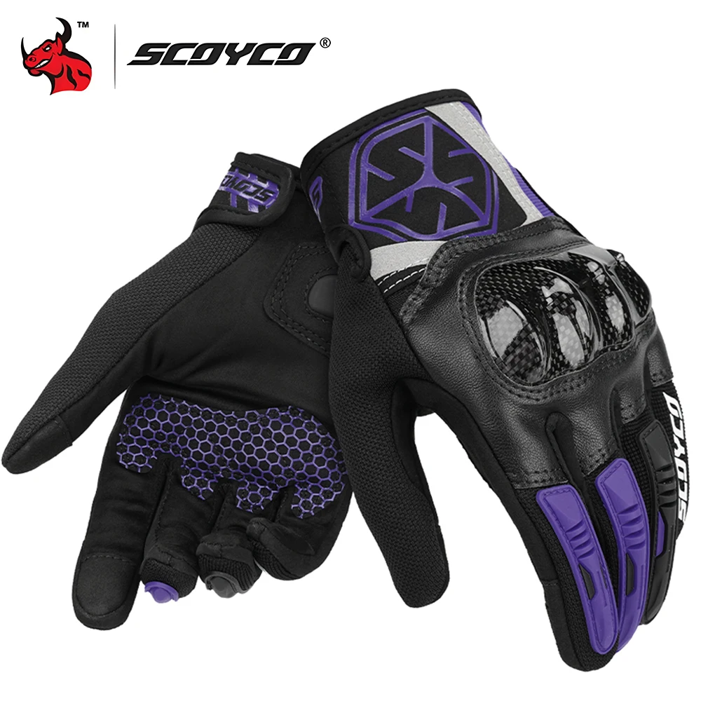 

Motorcycle Gloves Windproof All-Season Unisex Design Wear-Resistant Material Suitable for Men Women Comfortable Grip for Riding