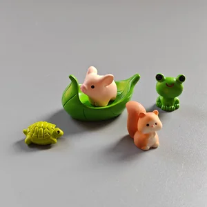 Minyatür Heykelcik bir Peri Bahçe Dekor Köpek Sincap Tilki Tavşan Koyun Ördek Domuz Kedi At Kurbağa Kaplumbağa Yılan Koala Aksesuarları 10 adet Bahçedeki 6 büyük koyun satışı, no. 4