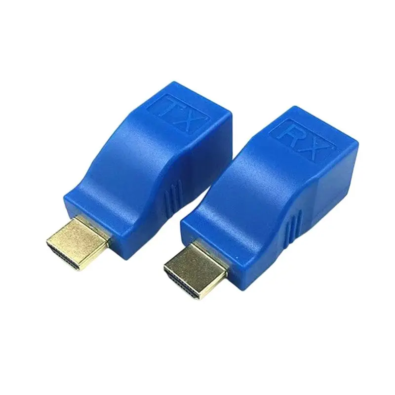 QWE-1080P HD HDMI-Compatible Extender RJ45 Ports Network 30M To RJ45