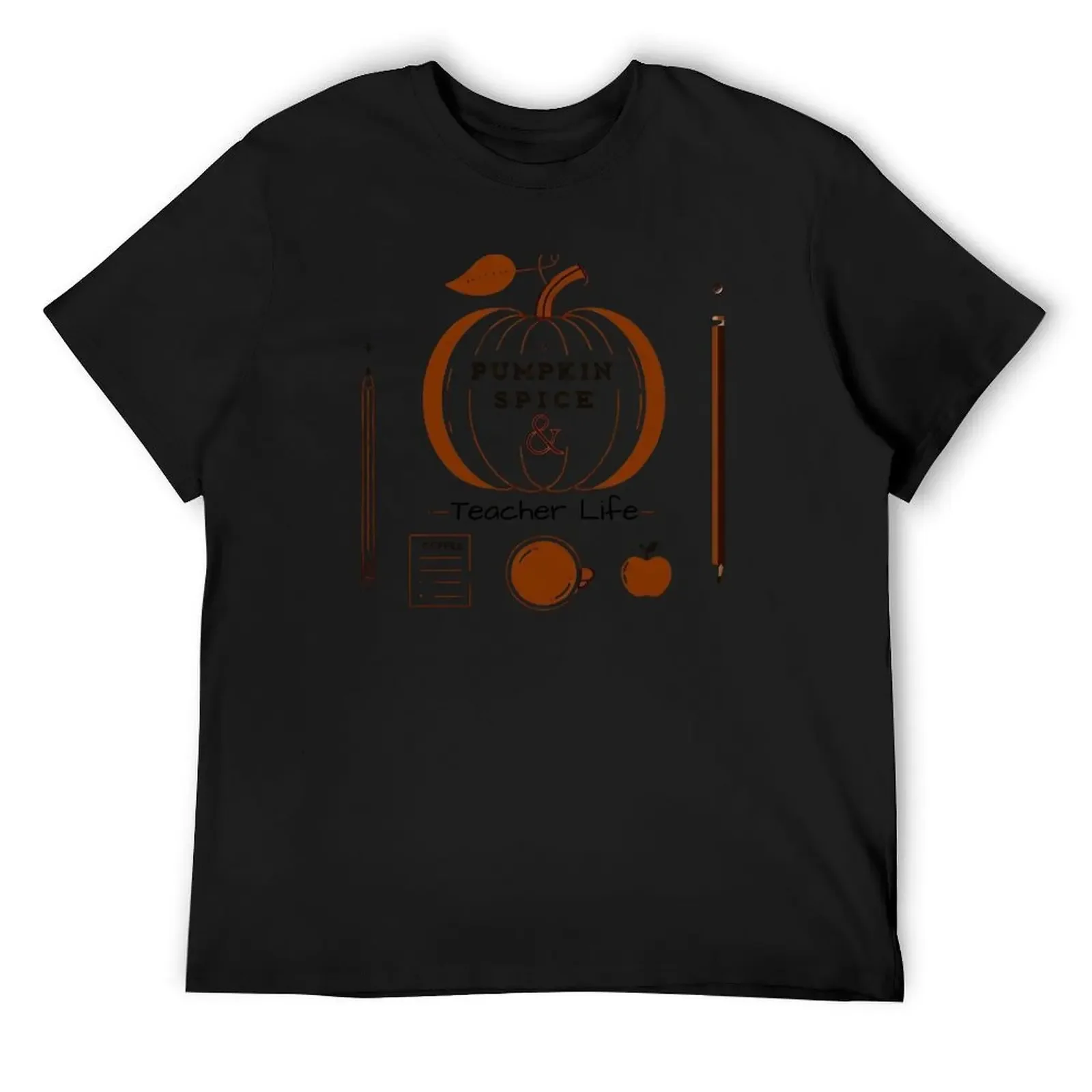 

Teacher Pumpkin Spice Tee Funny Teacher Shirt Fall Pumpkin Spice Latte Gift for her Gift T-Shirt cute clothes men clothes