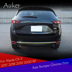 For Mazda CX-5 CX5 2017 2018 2019 2020 2021 KF Car Rear Door Button Trim Tail Bumper Strip Stickers External Garnish Styling
