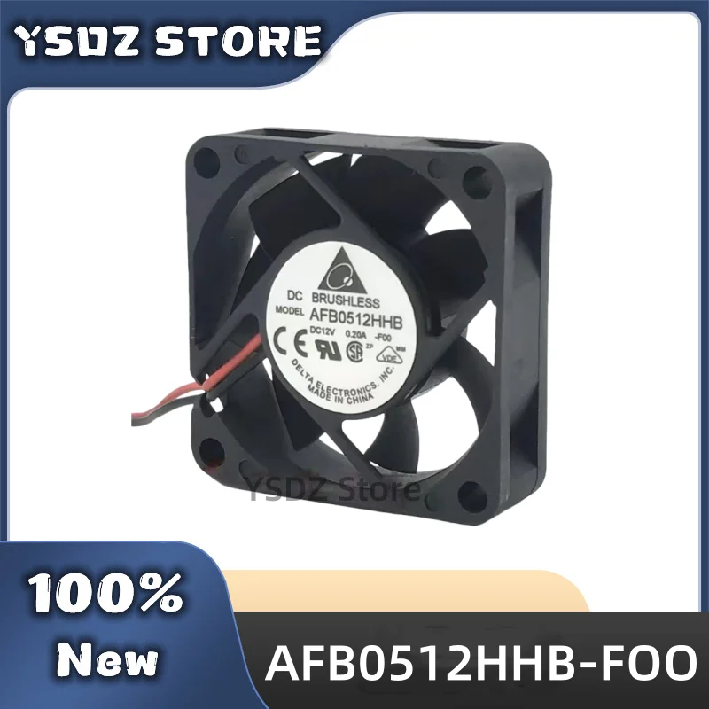 AFB0512HHB-FOO AFB0512HHB 3-wire DC12V 0.2A 50*50*15MM For Delta New Original Cooling fan Fast Shipping