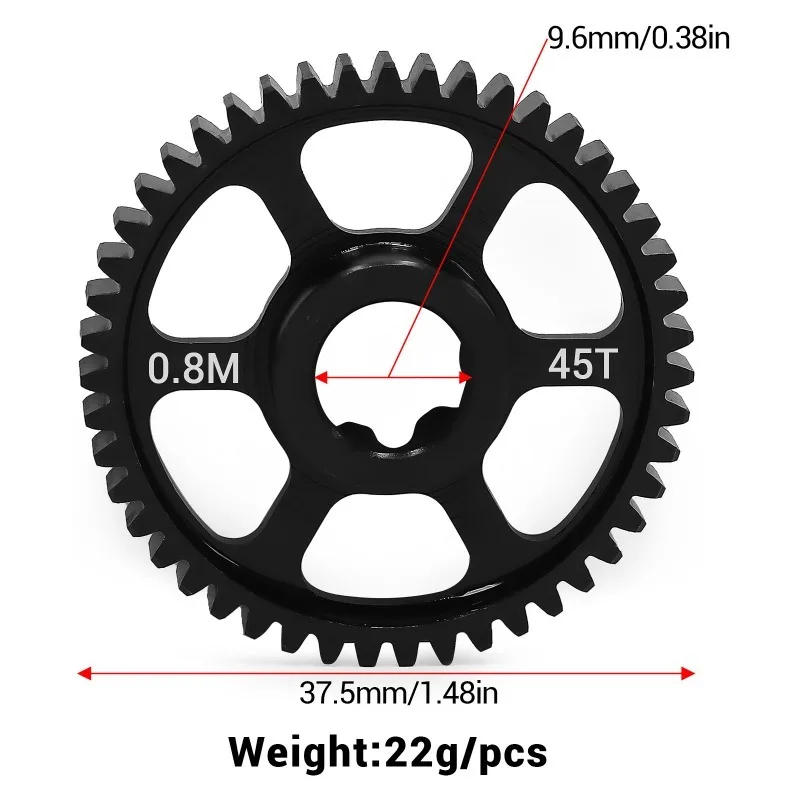 

FOR MINI MAXX Mini smallX#10756 Carbon steel0.8M45TBig tooth W253