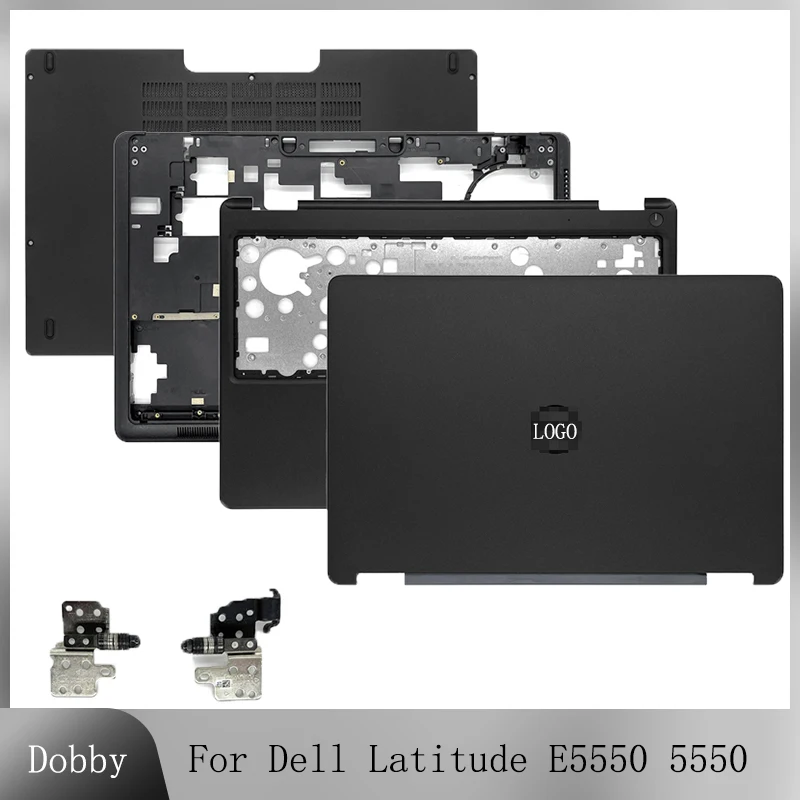 

New Laptop Top Back Case For Dell Latitude E5550 5550 LCD Back Cover/Hinge/Palmrest/Bottom Case/Door Cover Upper Black Non Touch