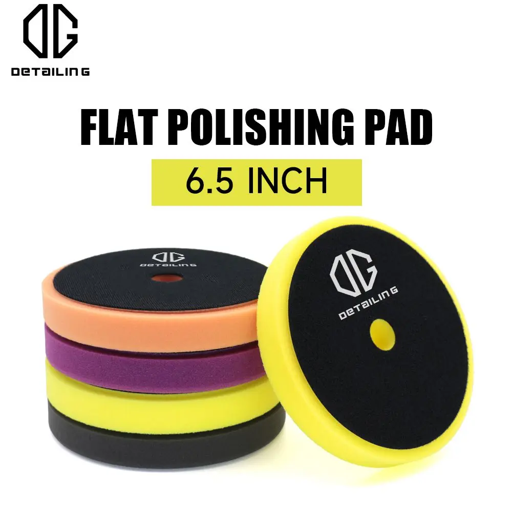 

DETAILING 6"155mm Convex Sponge Polishing Disc For RO Car Polisher Buffer Auto Care Buffing Pads