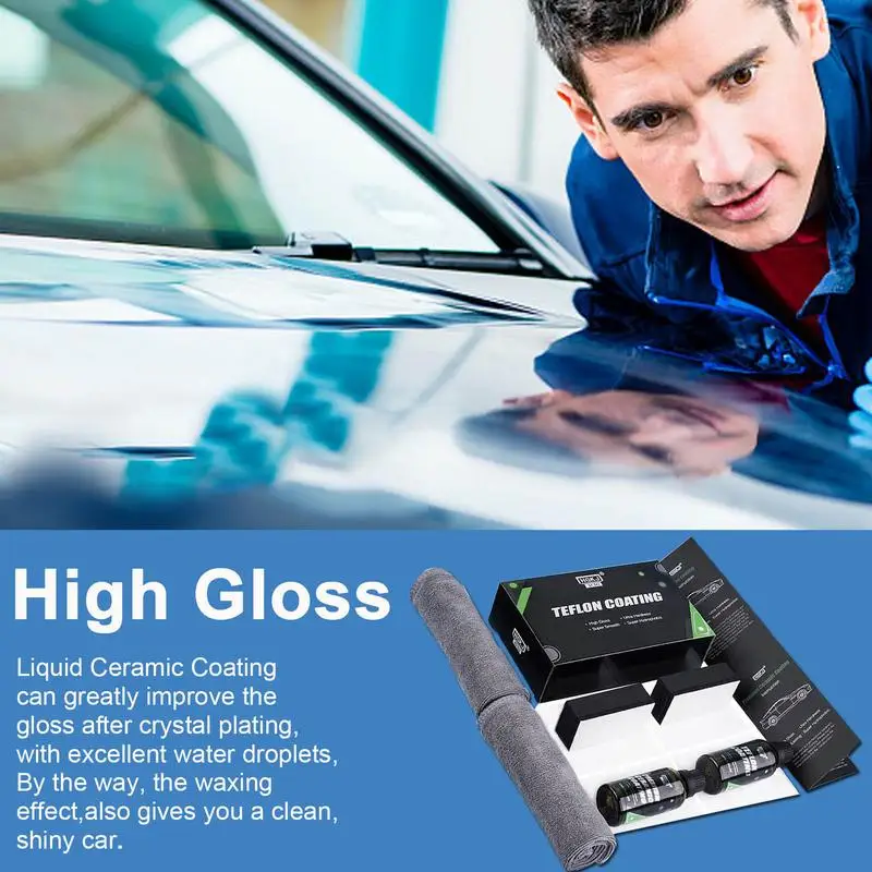 Liquid Glass Ceramic Car Coating Waterproof Nano Ceramics Auto Car Paint Care Anti-scratch Hydrophobic Glass Coating