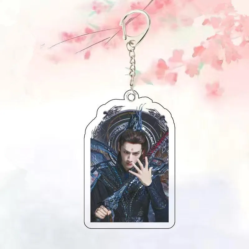 Luo Yunxi Cute Figure Keychain Till The End Of The Moon Cosplay Keychain Bag Pendant Jewelry Car Key Chain Key Ring Accessories