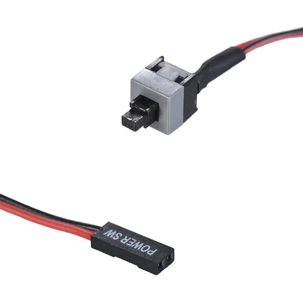 5PCS 2 Pin SW PC Power Cable on/Off Push Button ATX Computer Switch Wire 45cm
