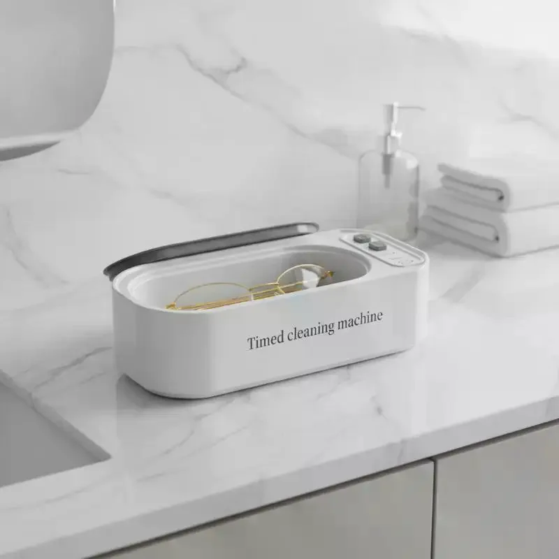 Ultrasonic Glasses Cleaning Machine Ultrasound Timed: Jewelry Toothbrush High Frequency Cleaner Bath