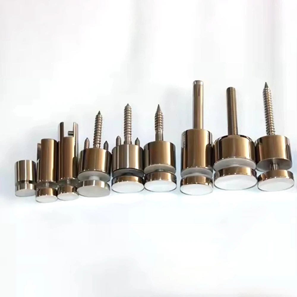 OEM Stair Handrail Hardware Kits Stainless Steel CNC Machined Bolts + Connectors Handrail Fixing Screws Rustproof Durable