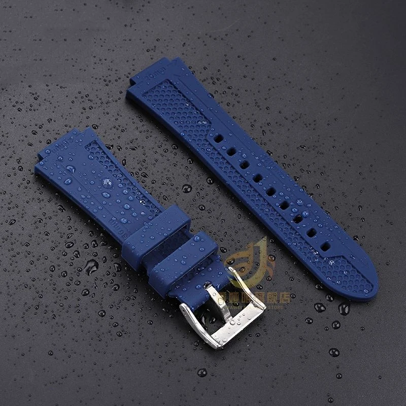 For ORIS7730 7740 Diving Series Sports Waterproof Raised Silicone Rubber Watchband Bracelet Watch Strap 24*11mm 24x12mm 24*12mm