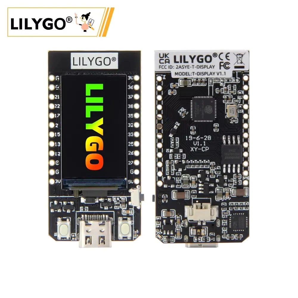 TTGO T-Display MCU32 1.14 Inch LCD WiFi Bluetooth Development Board Module