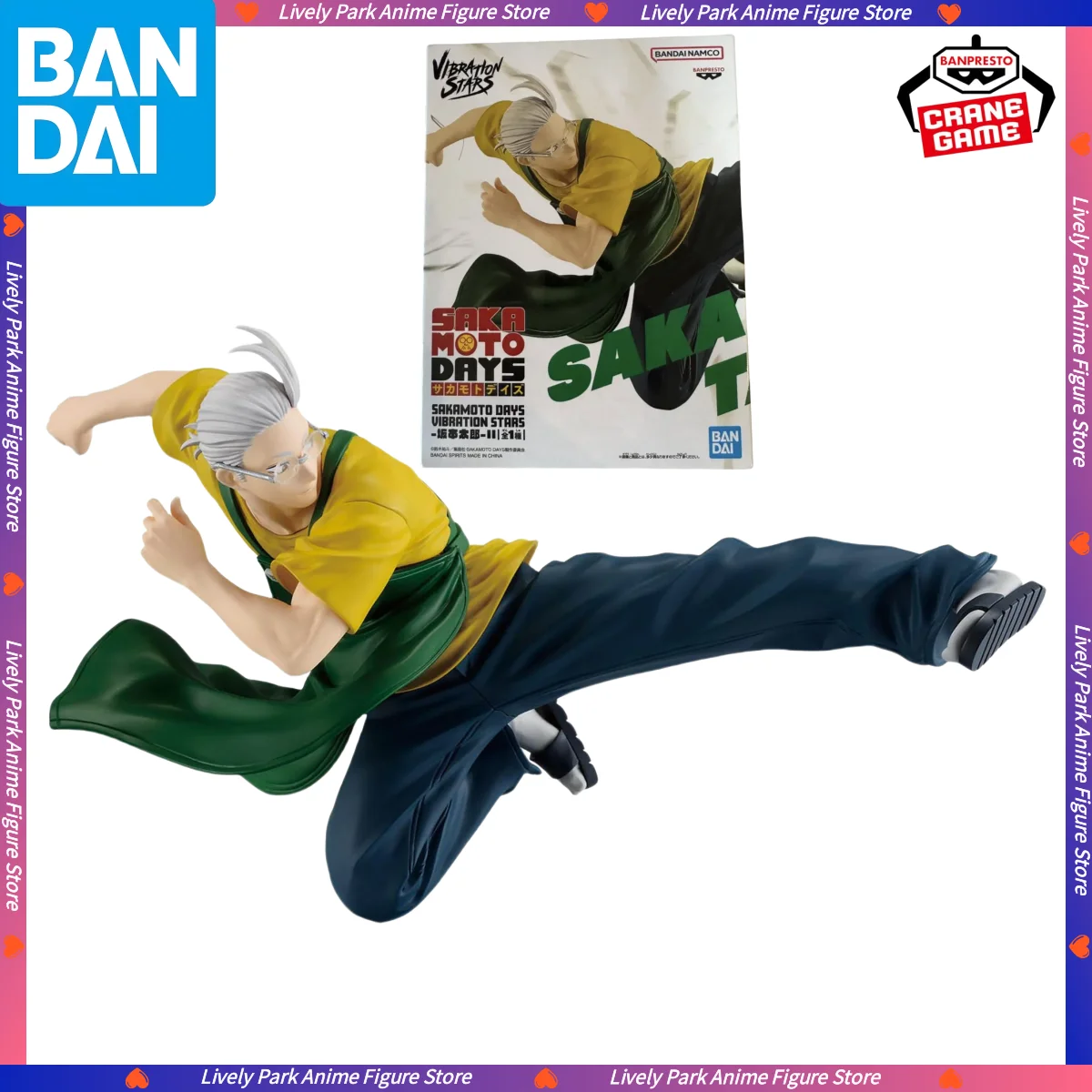 

In Stock BANDAI Original Genuine SAKAMOTO DAYS VIBRATION STARS Taro Sakamoto Anime Figure Model Statue Collectible Festival Gift