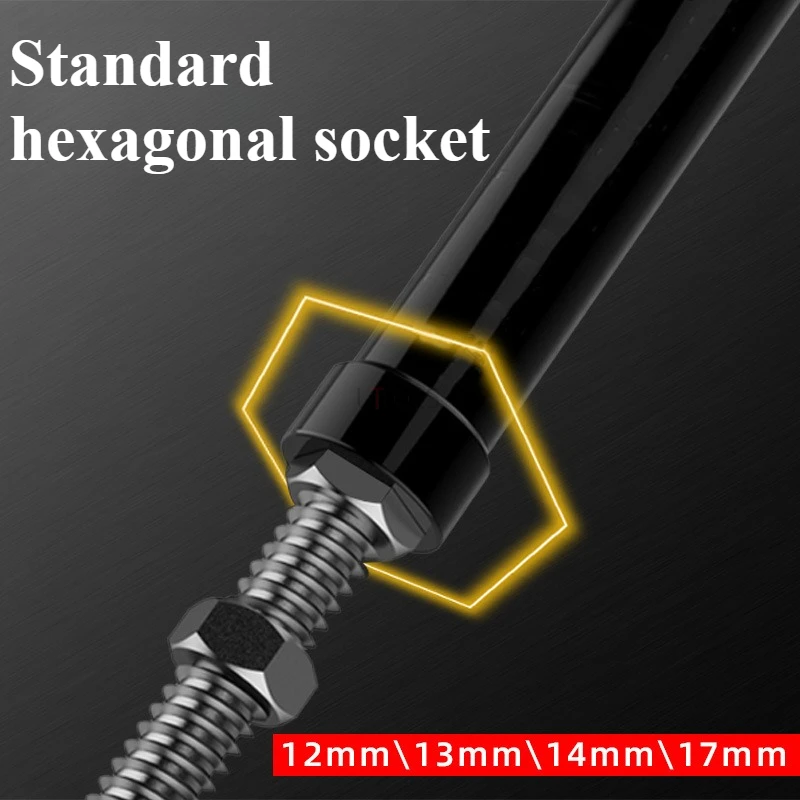 Kit adaptador de chave elétrica magnética, ferramenta de soquete hexagonal com resistência ao impacto, adequado para manutenção mecânica automotiva