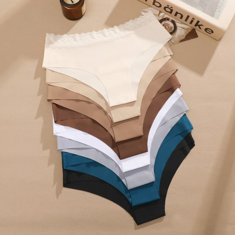

FINETOO 5 шт./компл. сексуальные полые женские трусики эластичное нижнее белье с низкой талией бесшовные мягкие трусы однотонные женские дышащие