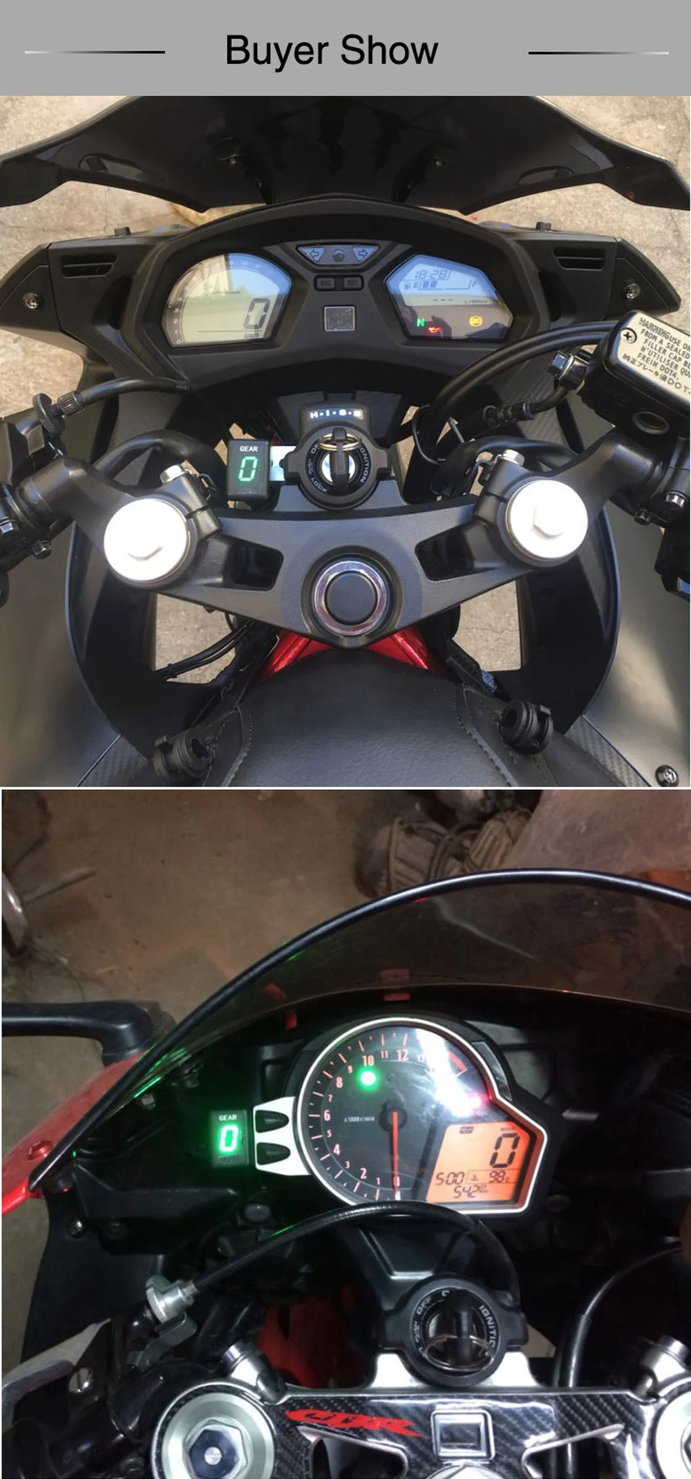 Für Yamaha YZF R1 R6 FZ8 MT03 MT-01 FZS600 XJR400 FZ1 FZ1N FZ400 FZ6 XV1900A YS250 XV1600A XJ6 Fazer FZS Ganganzeigen-Display – Detail 30