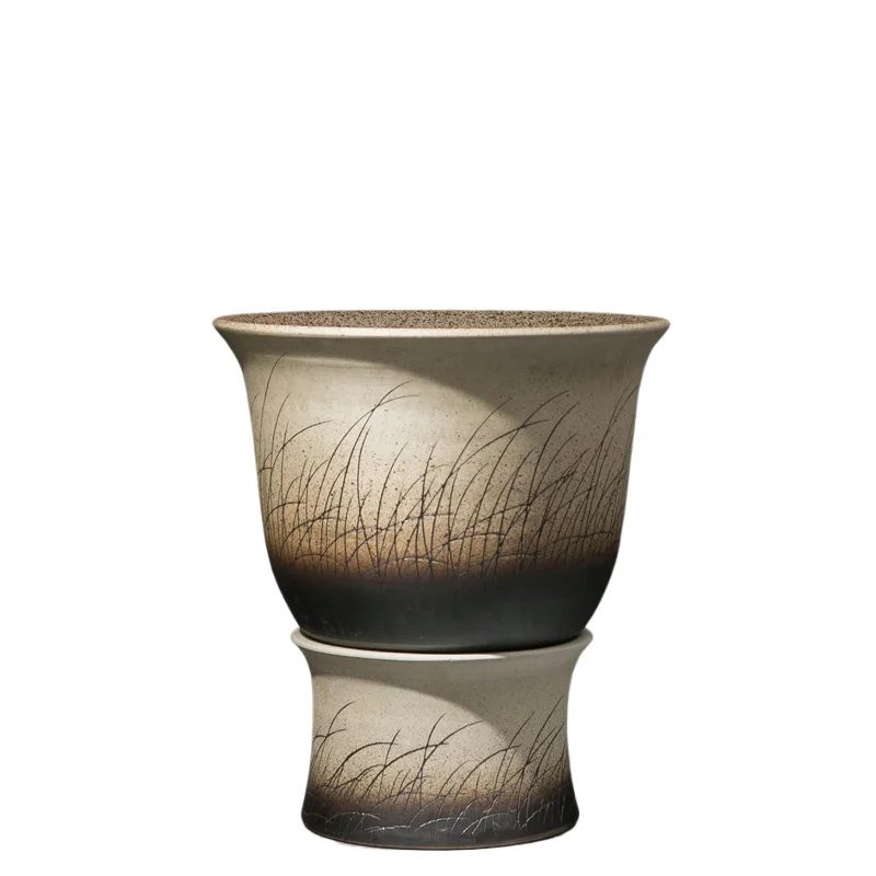 

Ceramic mop pool Balcony Basin Vintage round mop pool Outdoor courtyard Height sink