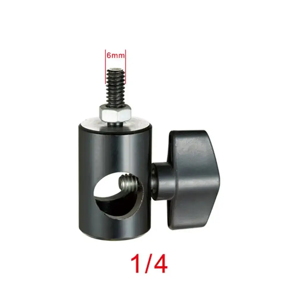 

Universal Metal Speedlite Bracket with Durable Screw Mount Swivel Adapter Screw Stand Adapter