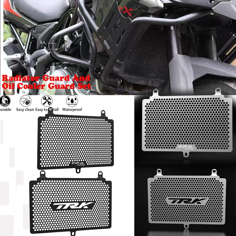 

2023 2024 Motorcycle Accessories Radiator Grille Guard Cover Water Tank Net Protector For BENELLI TRK 702 TRK702 TRK702X 2022