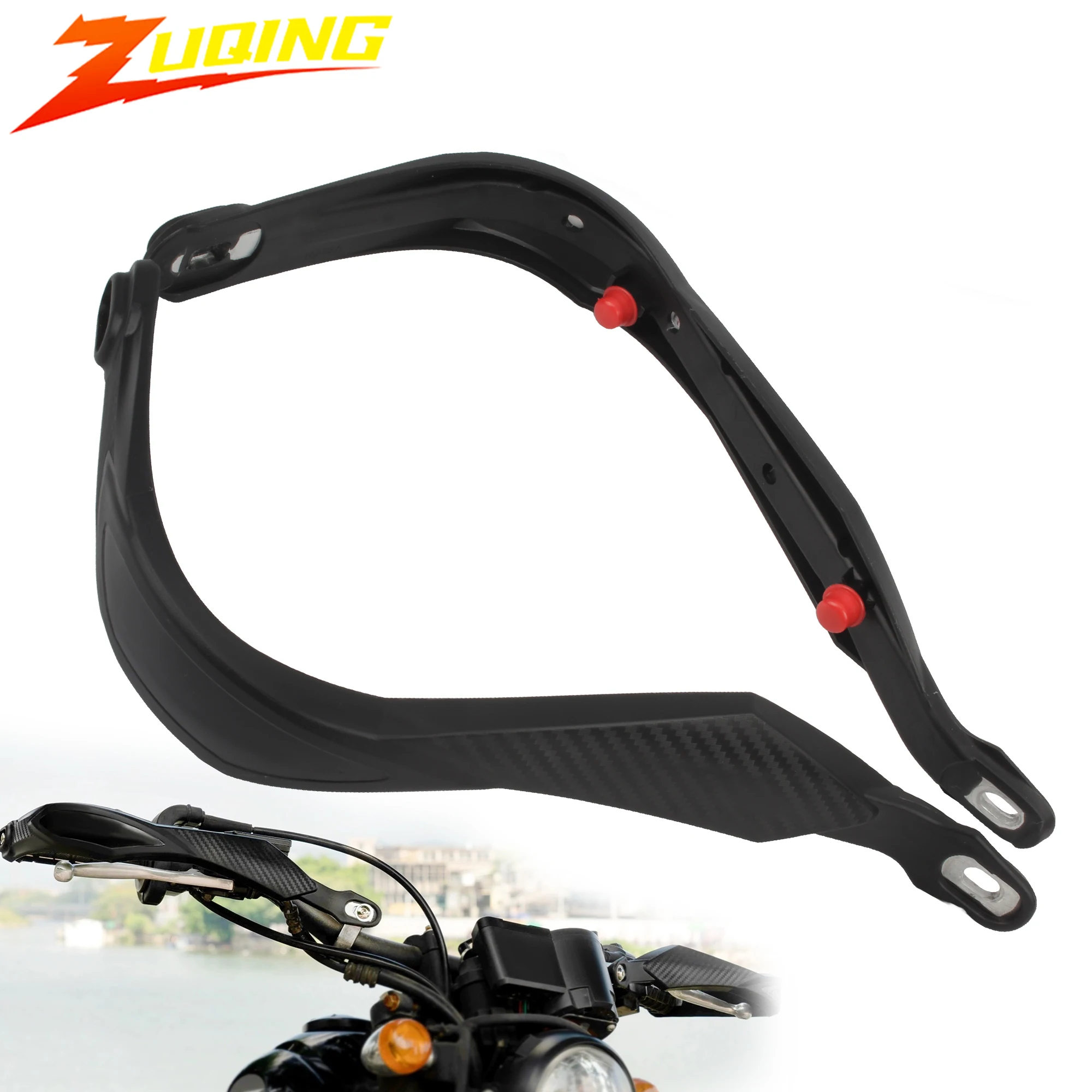 22/28mm Dirt Bike Motorcycle Carbon Fiber Handguards Hand Protector Accessories For Universal Motorcross Parts Enduro