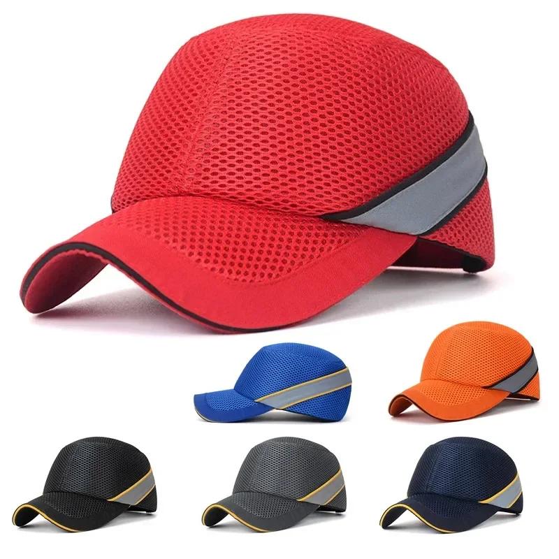 Work Safety Protective Helmet Bump Cap Hard Inner Shell Baseball Hat Style for Work Factory Shop Carrying Head Protection