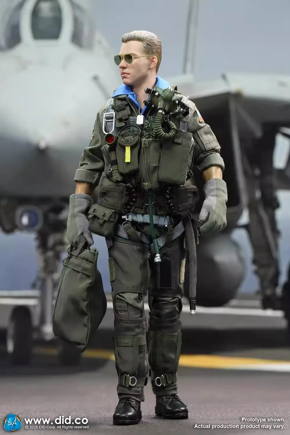 1/6 DID MA80182 US. Soldatenoperation F14 Piolet Man Guy Komplettset bewegliche Actionfigur Geschenk für Fans sammeln