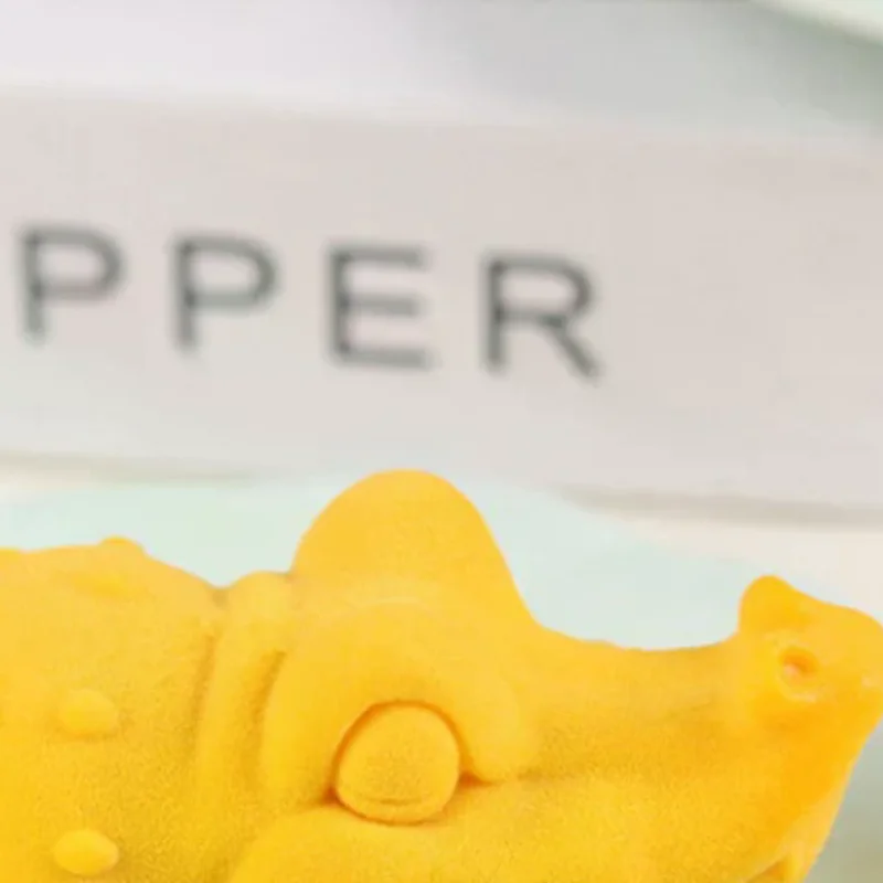 Kleine Krokodil Mousse Form Silikon Form Tier Cartoon Dreidimensionale Mini Ornamente Form