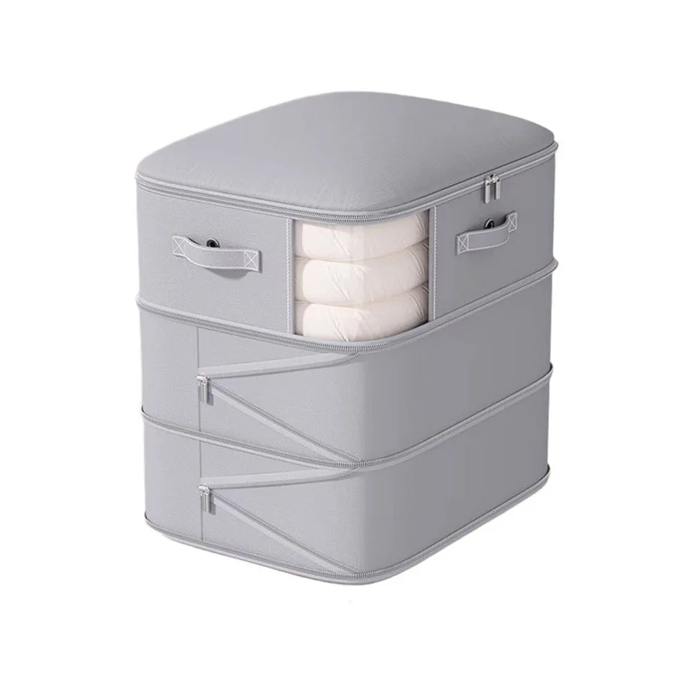 Compression Storage Organizer Bag for Clothes Blankets Comforters Space Up to 75 Volume Reduction 2 or 3 Tier Sizes