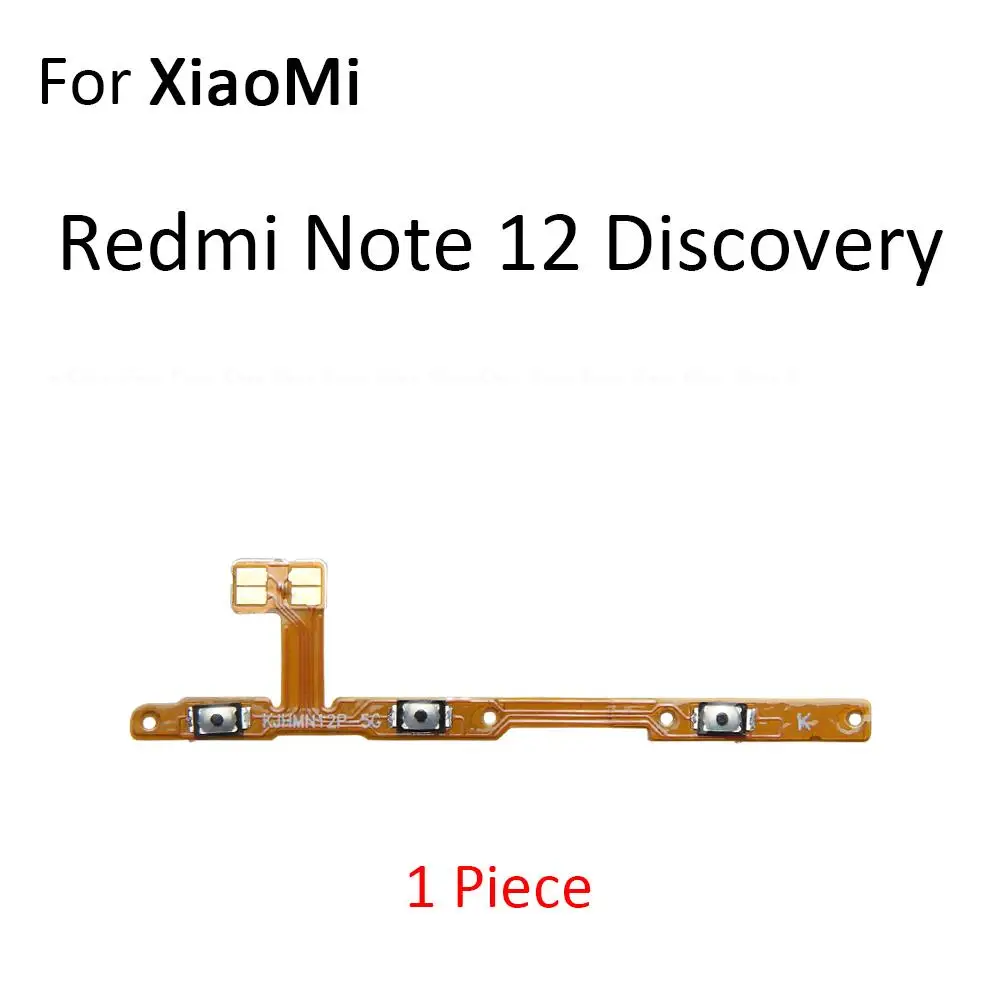 التبديل موصل على زر إيقاف حجم زر الكابلات المرنة ل XiaoMi Redmi ملاحظة 12S 12 برو زائد ديسكفري سبيد 4G 5G #4