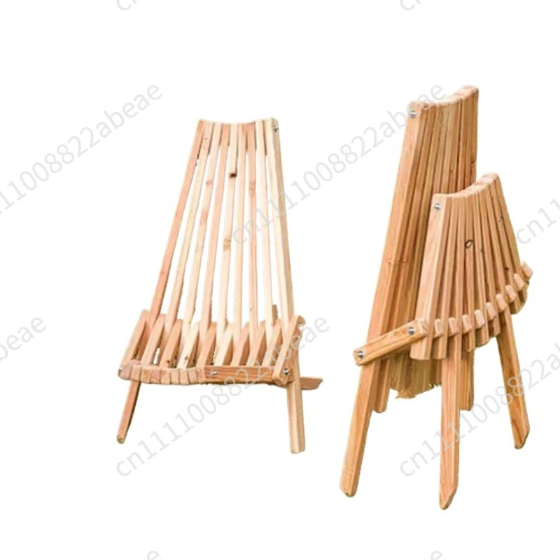 New ArrivalOutdoor Bamboo Beach Chair, Portable Folding Chair for Vehicles, New Design 1 pcs