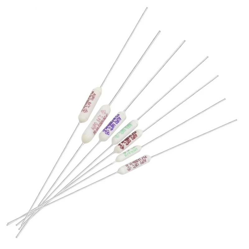 10PCS Temperature Fuse JET RF AUPO 1A 2A 3A 5A 250V 84/102/115/125/130/135/145/150C Degrees