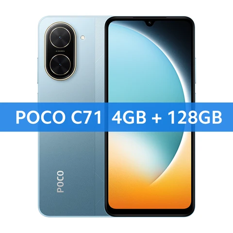 Смартфон Poco C71, 3/64ГБ, 4/64ГБ, 4/128ГБ, global