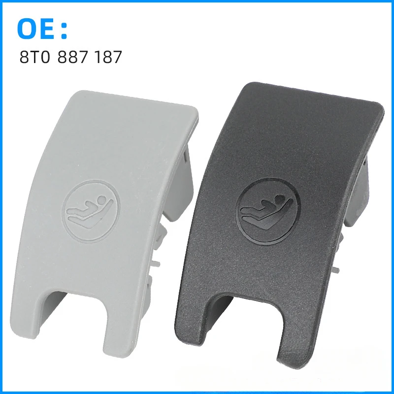 1set 8T0887187 8T0887233 New Interior Rear Child Seat Isofix Slot Trim Hook Cover For Audi A4 A6L B8 Avant S4 RS4 A5 8T S5 RS5