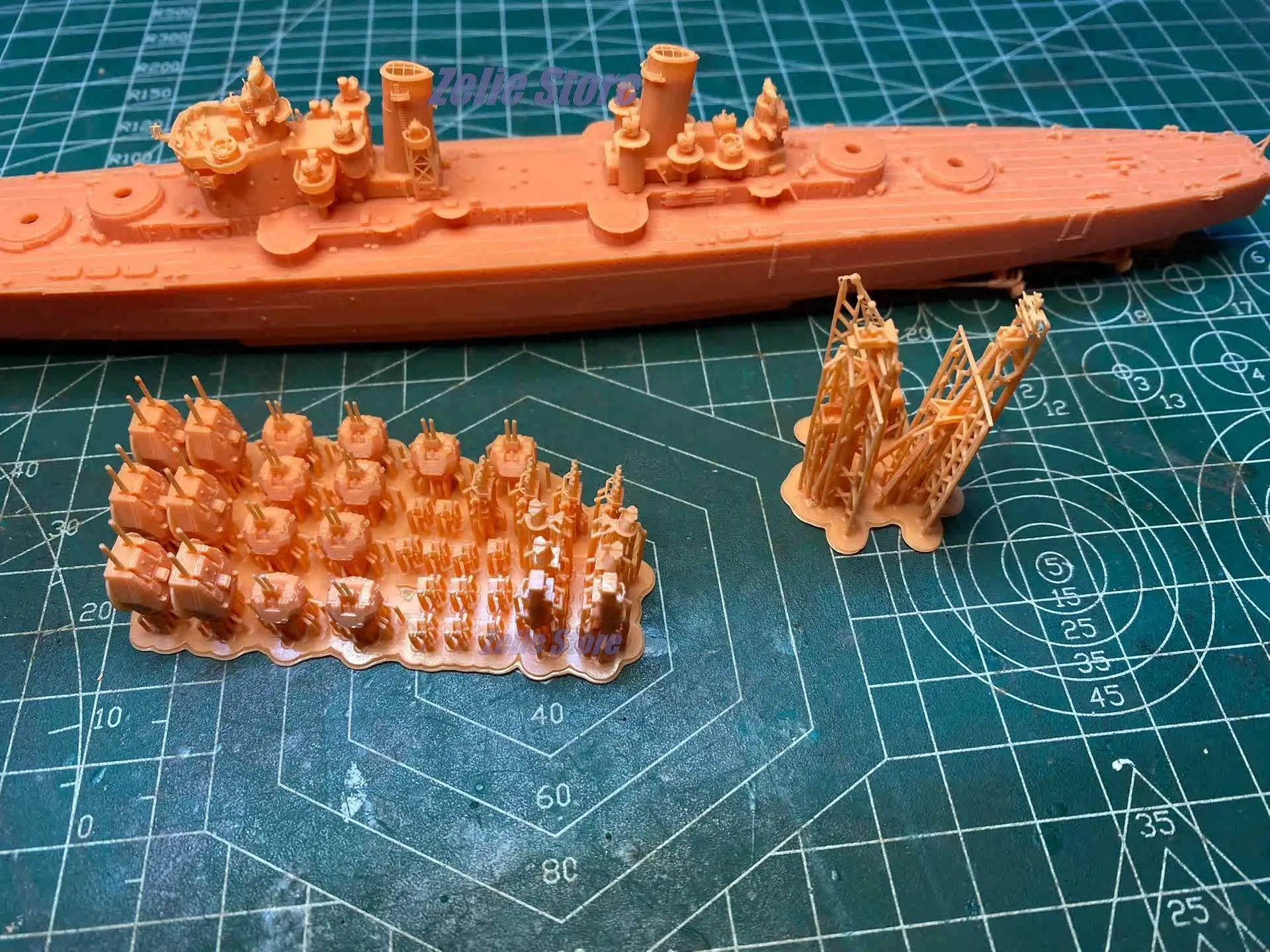 

1/700 Minotaur Cruiser Resin 3D Printed Warship Model Ship Assembled Homemade Warship Model Toys Hobby