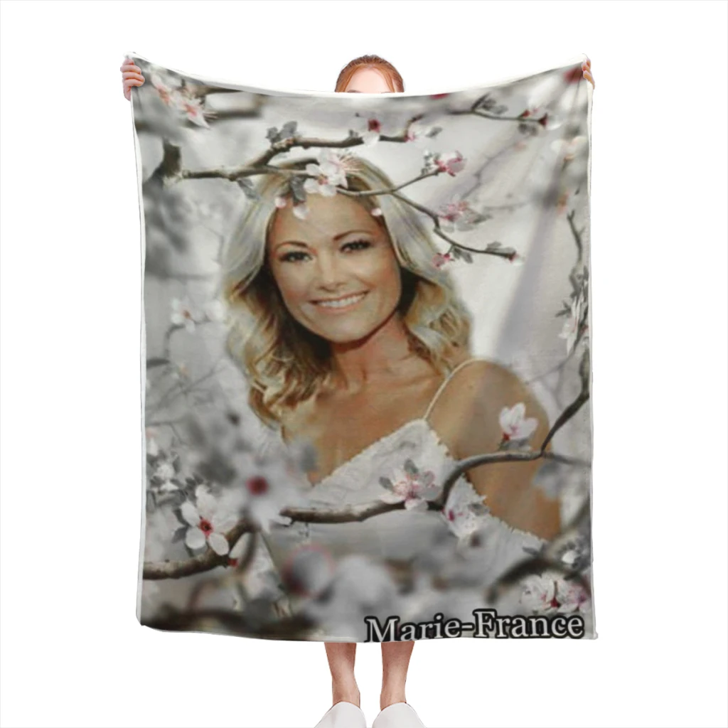 

Helene Fischer Comfortable Flanne Blanket Fluffy Soft Bedroom Decor Sofa Blankets Comforter Home and Decoration